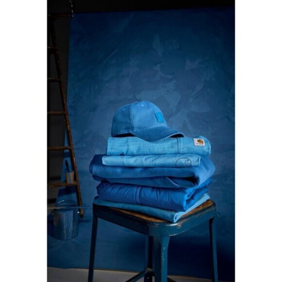 ⚡Carhartt Men's Dark Horizon Blue Cotton Canvas Adjustable Fit Cap - Picture 3 of 3